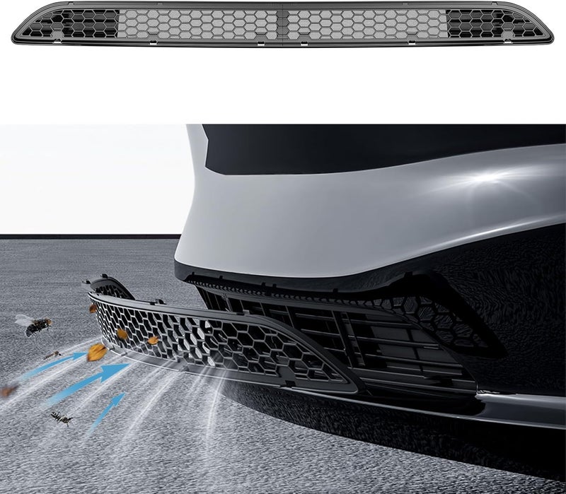 KUNIST Grille Mesh Inserts for New Tesla Model 3 Highland Front Air Inlet Vent Grille Cover Replacement for Tesla Model 3 2024 2025 Accessories (Not fit with Front Camera Version) - Image 1